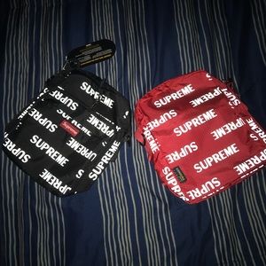 Supreme Reflective shoulder bags